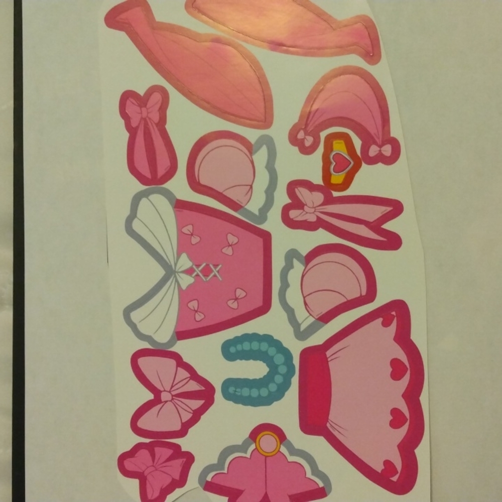 $3 if bundled Pink princess stickers